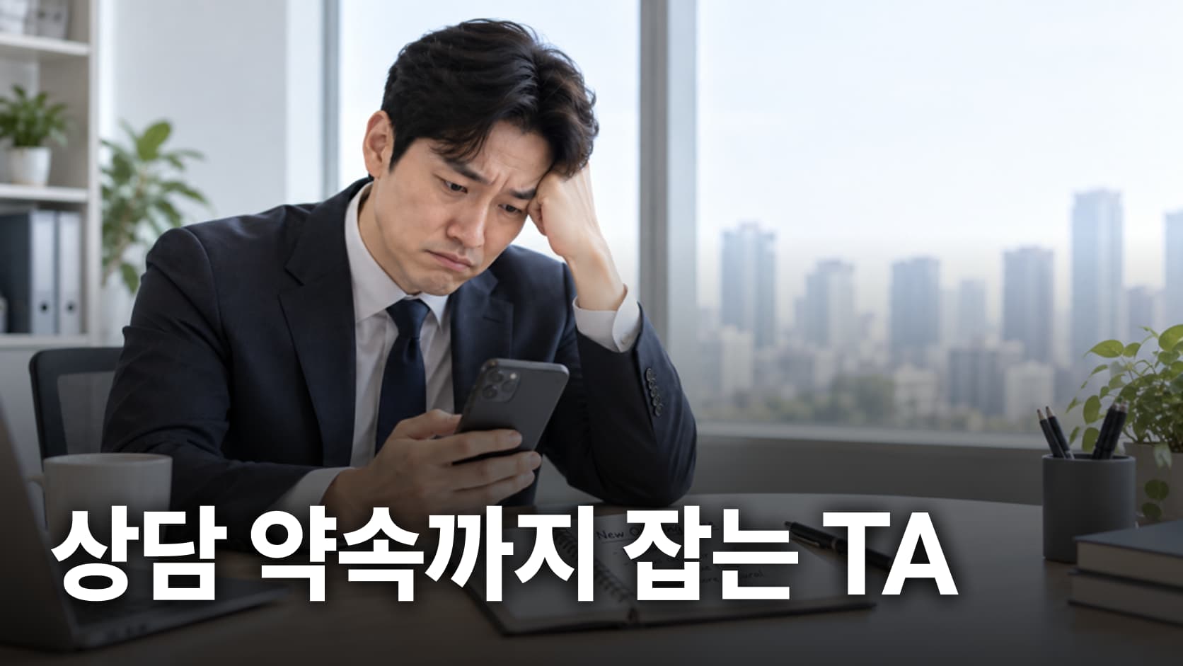 전화·메시지로 첫 상담 약속 잡기